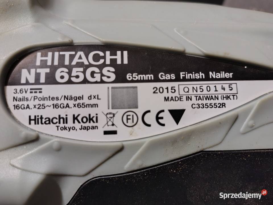 Sztywciarka Gwoździarka akumulatorowa Hitachi Gwoździarki i gwoździe Zamość
