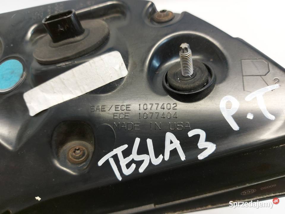 TESLA MODEL 3 Lampa klapa tył prawa dolnośląskie sprzedam
