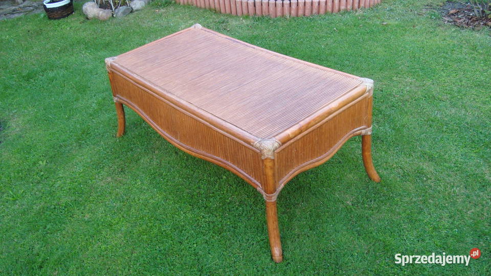 Stolik ratanowy prostokątny 45cm Warszawa