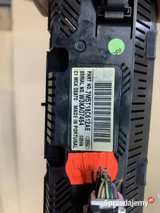 7M5T18C612 Panel klimatyzacji nawiewu Ford focus