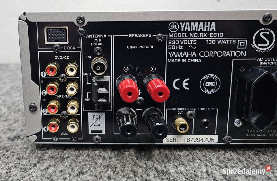 Wzmacniacz Amplituner stereo Yamaha RXE810 Kraków