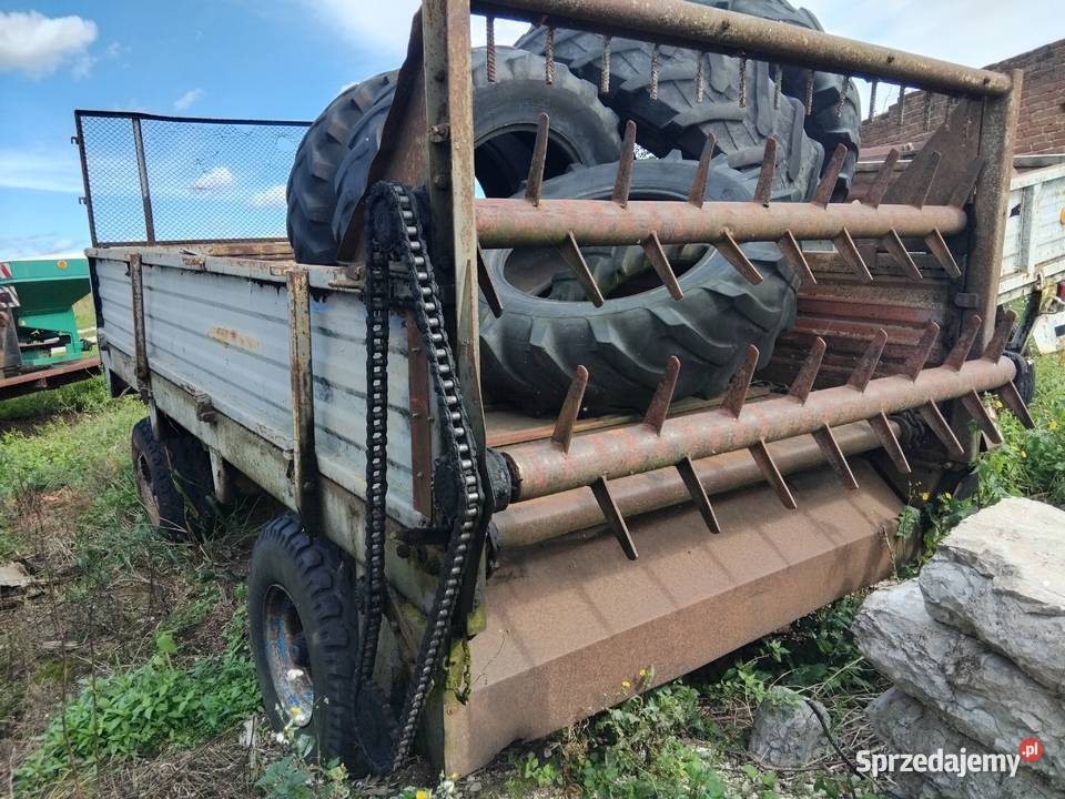 Rozrzutnik obornika 35t jednoosiowy transport Bełchatów