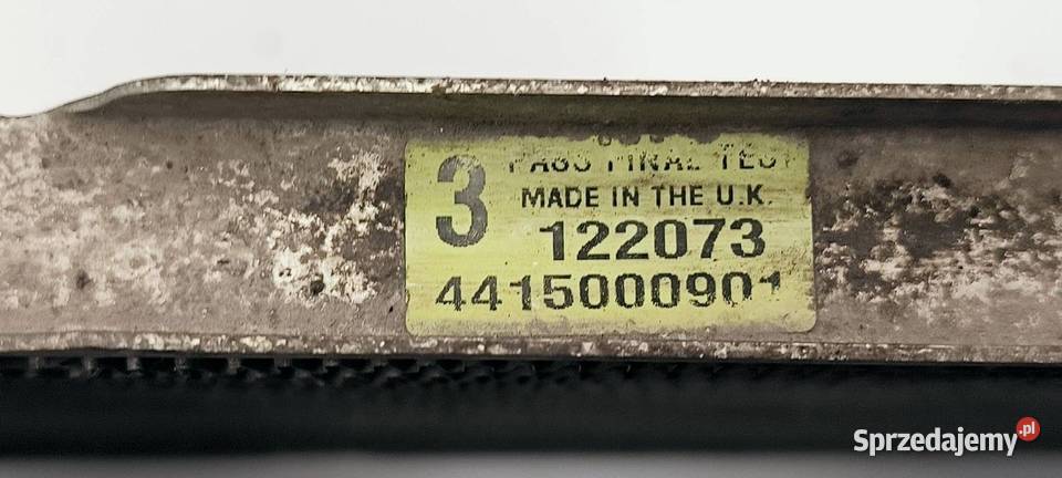 CHŁODNICA KLIMATYZACJI NISSAN ALMERA 92100BM400