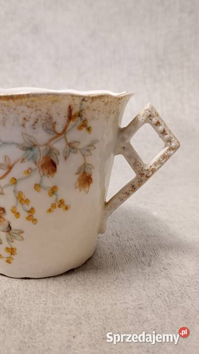 Filiżanka Duet Kwiecisty Silesia Germany Ciekawe Porcelana i szkło Szczecin sprzedam