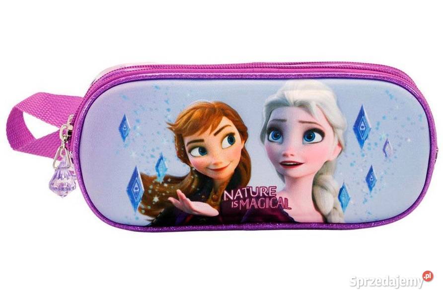 Piórnik 2 Przegrody Frozen Saszetka 3D Kraina Dla Dziecka Mogilany sprzedam