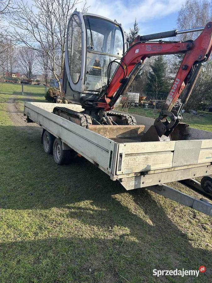 Przyczepa laweta 3500 dmc Burtowe i plandeki Zator