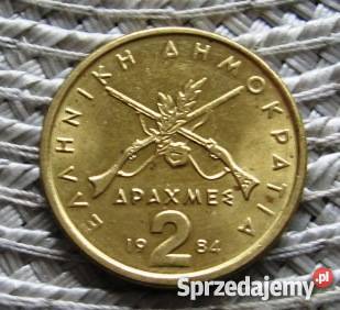 Grecja 2 Drachma 1984r Kalisz