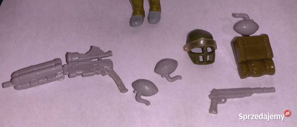 GI Joe Action Figure Kapitan Grid Iron 1990 czarny Warszawa