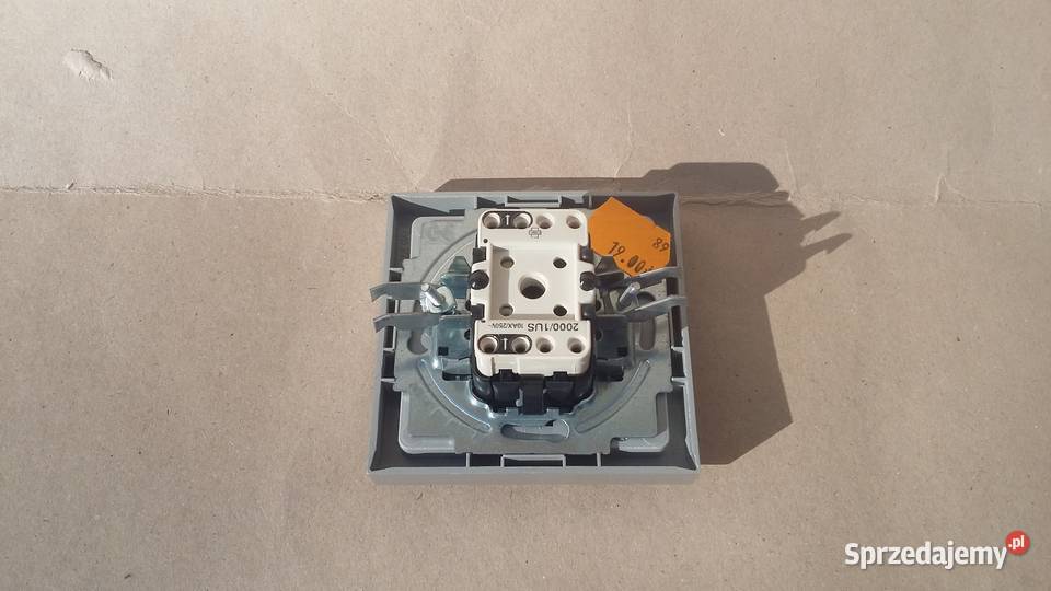 Włącznik łącznik światła ABB AluminiumSzary Warszawa