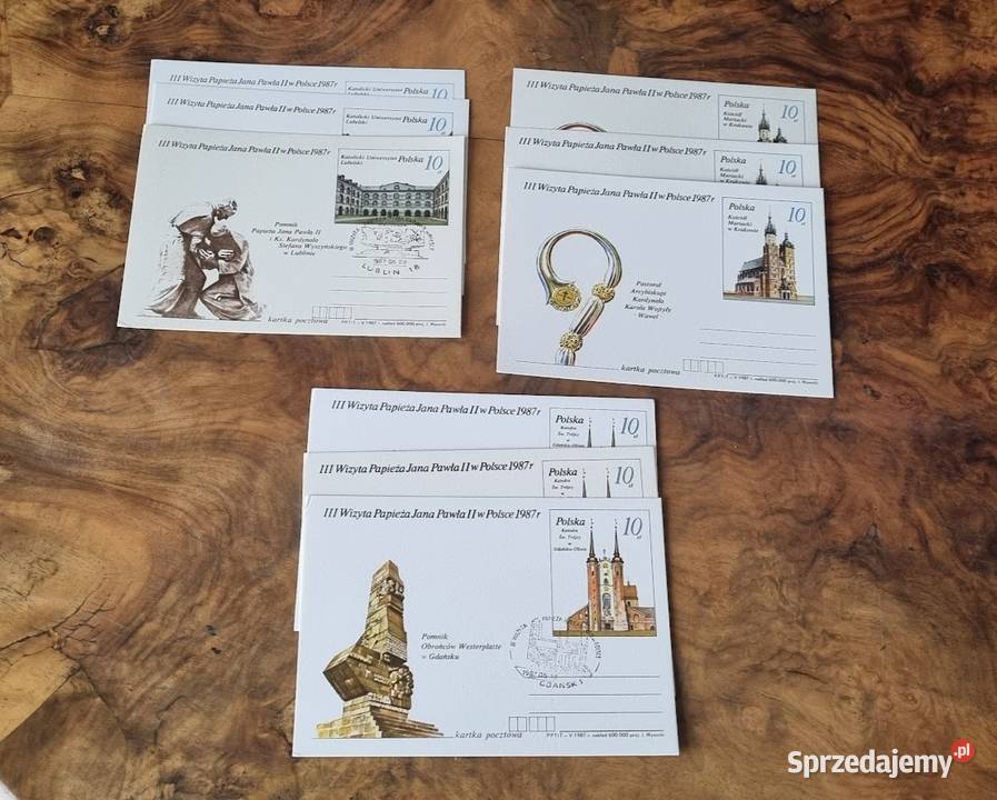 Kartki Pocztowe okolicznościowe 35 sztuk Zielona Góra