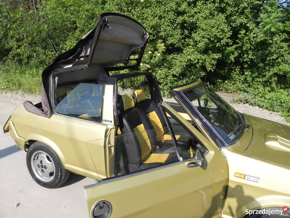 Fiat Ritmo Cabrio Bertone złoty Trzemeśnia