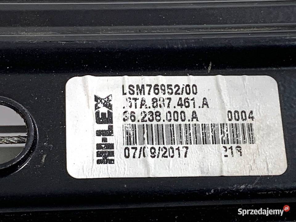 PODNOŚNIK SZYBY LEWY PRZÓD VW TOURAN 5Q0959802 podkarpackie sprzedam