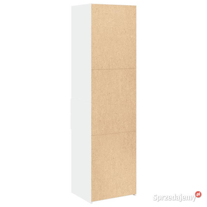 Wysoka szafka biała 50x425x185 materiał Warszawa