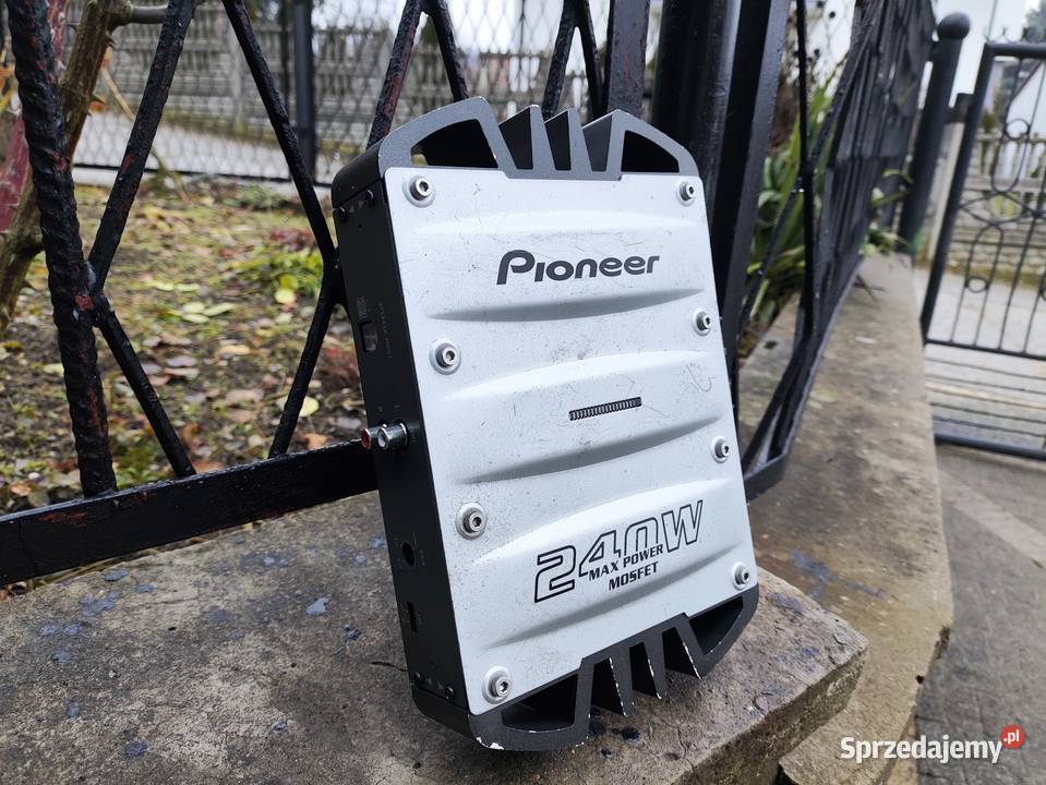 Wzmacniacz samochodowy 2 kanałowy Pioneer GMX372 Ilość kanałów 2 śląskie Niegowonice