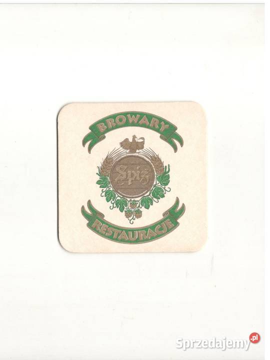 Spź podstawka do piwa 2 śląskie Gliwice