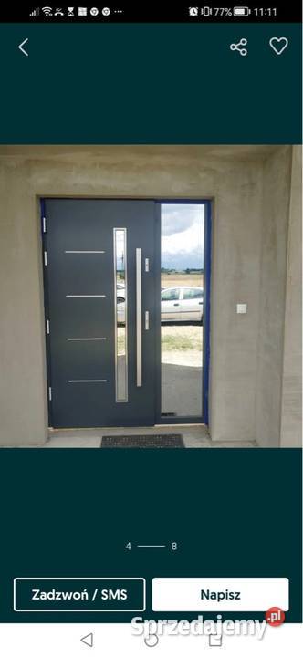 Drzwi drewniane z dostawka zewnętrzne Nowy Sącz