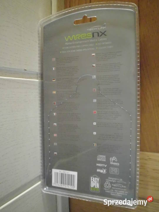 NOWY przewód 3xRCA3xRCA 15m komponent Full HD Starogard Gdański