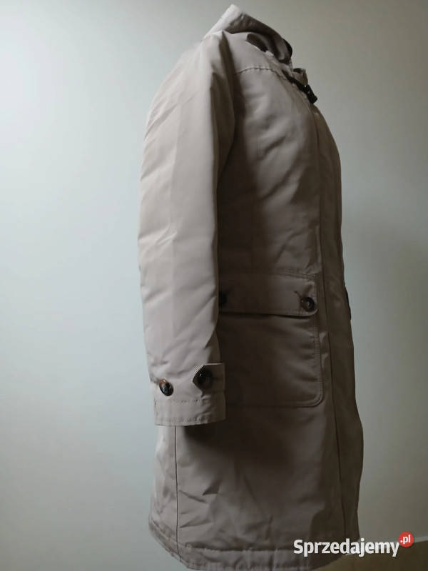 Kurtka damska zimowa beżowa puchową Geox rozmiar