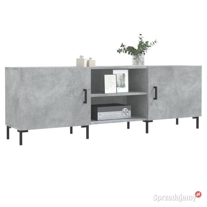 Szafka pod TV szarość betonu 150x30x50 WM829104 Warszawa sprzedam