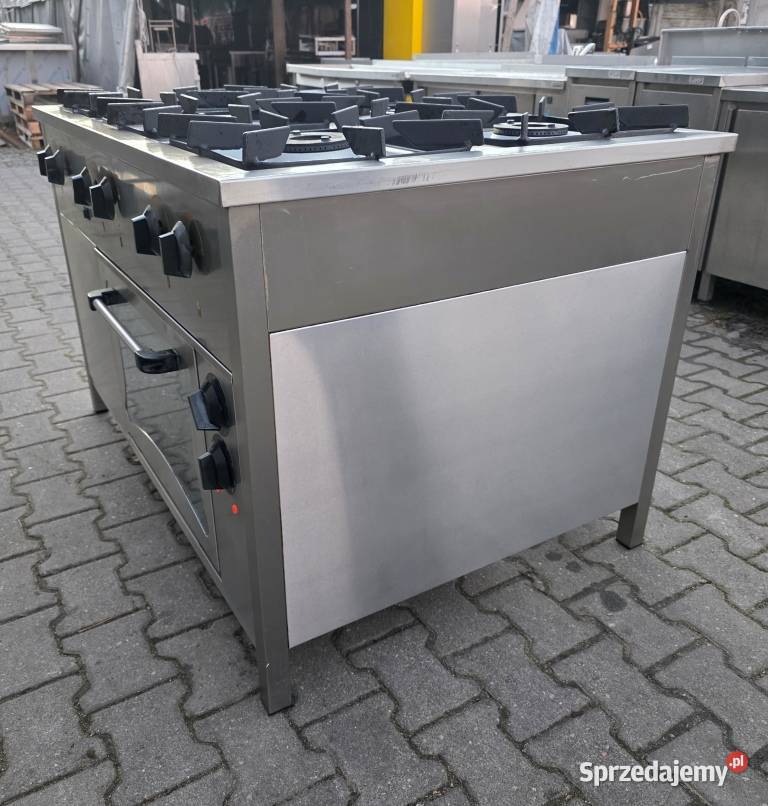 Kuchnia Gazowa 6 Pal Piekarnik Elekt EGAZ M1280 Nowe Skalmierzyce
