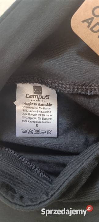 CAMPUS legginsy damskie rozmiar S kolor czarny Rozmiar 36(S) warmińsko-mazurskie Ełk sprzedam