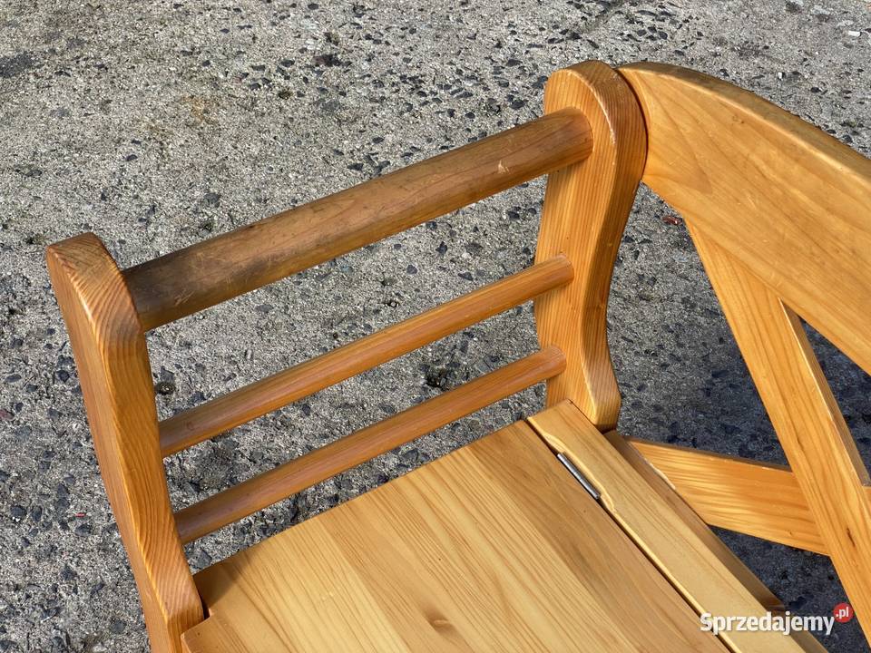 Sosnowa ławka ze schowkiem zachodniopomorskie