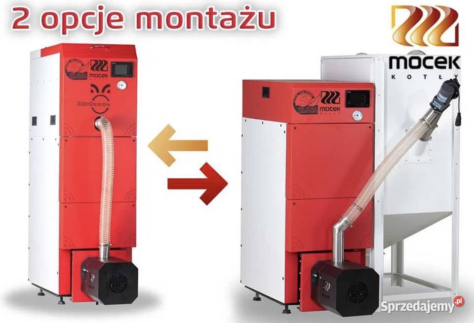 Kocioł na pellet drewno Moceko 16kW piec na Poznań