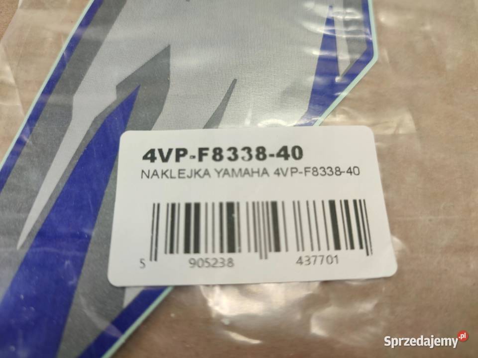 NAKLEJKA NA CZACHĘ LEWA STR YAMAHA YW100E