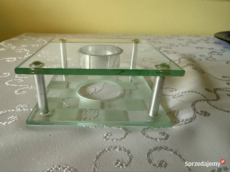 Szklany Podgrzewacz na Świeczki do Herbaty Kawy Czerwionka-Leszczyny