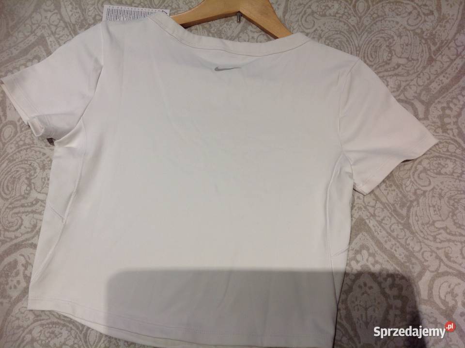 Bialy Top Koszulka Damska NIKE One Dri Fit M Nowa Sól