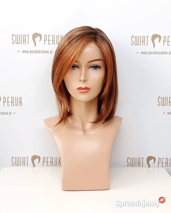 Ruda peruka z włosów syntetycznych Staszów