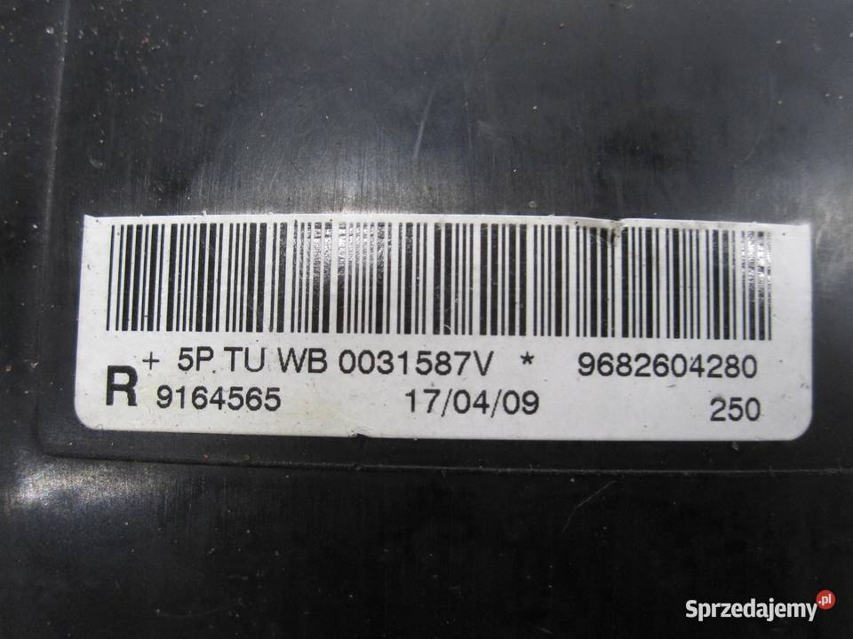 CITROEN C3 PICASSO 10r poduszka fotela prawa Poduszki powietrzne