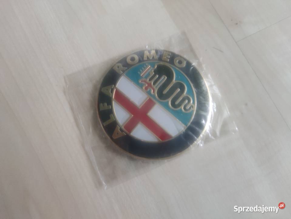 Znaczek emblemat Alfa Romeo Złoty 156 159 Moto Bochnia