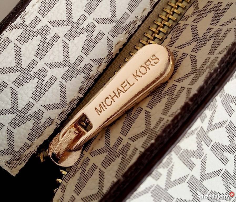 MICHAEL KORS TOREBKA MK MONOGRAM ŁAŃCUSZKI ECRU kujawsko-pomorskie Bydgoszcz
