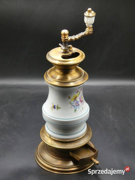 Duży niespotykany młynek do kawy sygnowany Poznań sprzedam