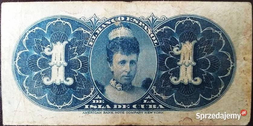 KUBA 1896 1 PESO RZADKI wysyłka Człuchów