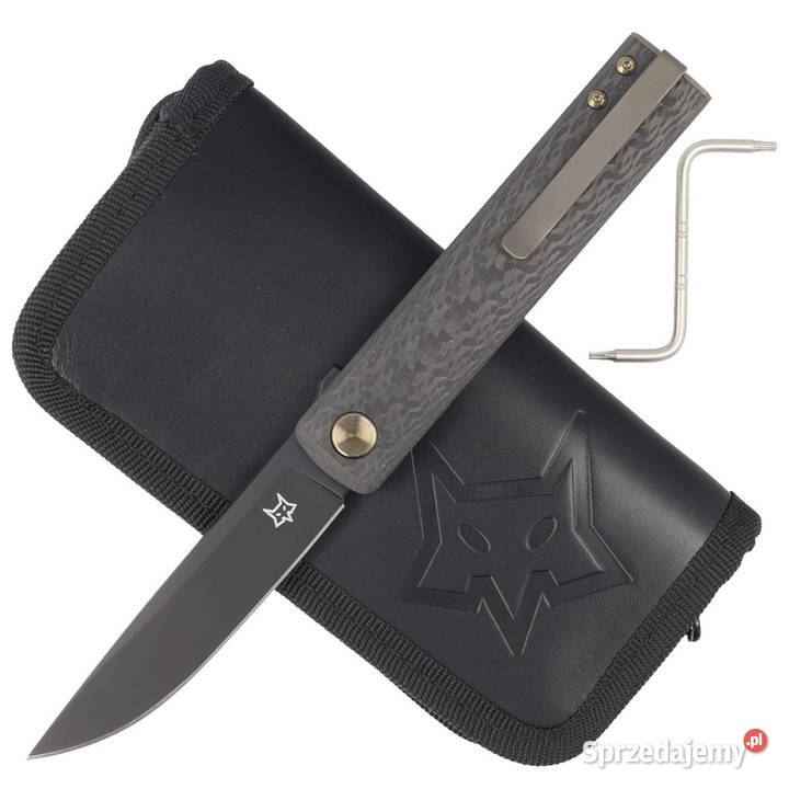 Nóż składany FOX Chnops Carbon Fiber PVD M390 by Warszawa sprzedam