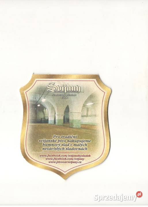 Svijany podstawka do piwa 12 Birofilistyka śląskie Gliwice