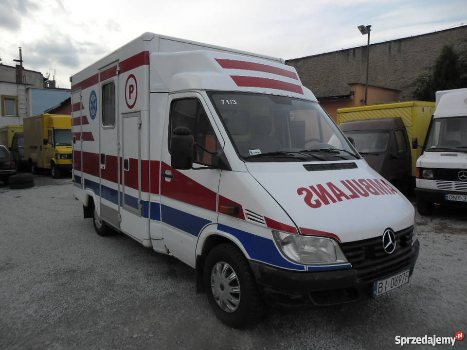 Mercedes Benz Sprinter 313CDI Karetka Ambulans czujnik deszczu Głuchołazy