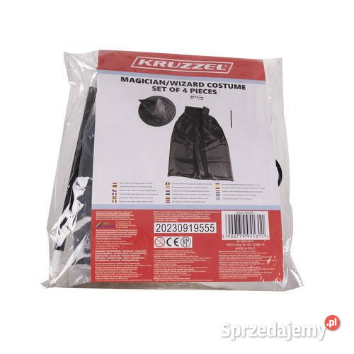 Strój magik czarodziej zestaw 4 kostium Biała Podlaska