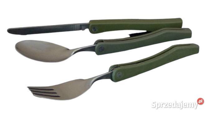 Piersiówka 7 OZ Zapalniczka Benzynowa i sztućce śląskie Ostrowy nad Okszą