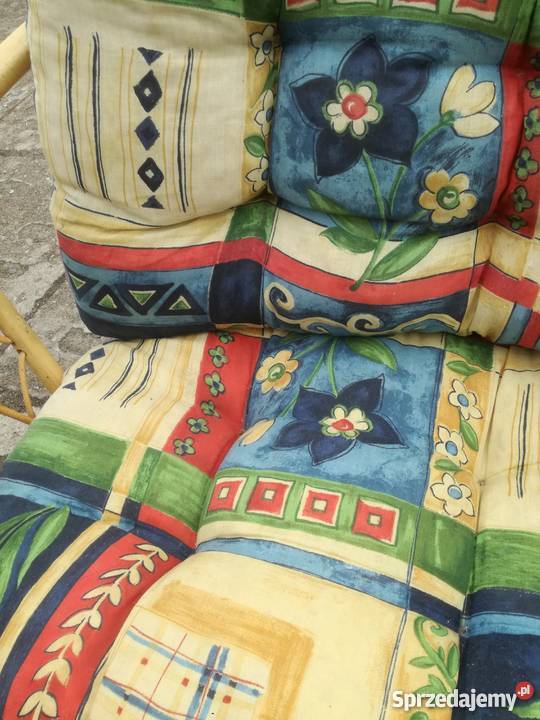 Sofa wiklinowa z poduszkami 60cm Stargard