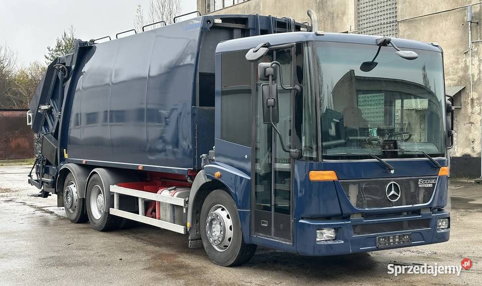 Mercedes ECONIC 2629 śmieciarka NTM 21 m3 Euro5 Motoryzacja Nowiny