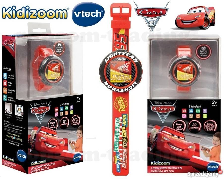 vtech kidizoom lightning mcqueen camera watch
