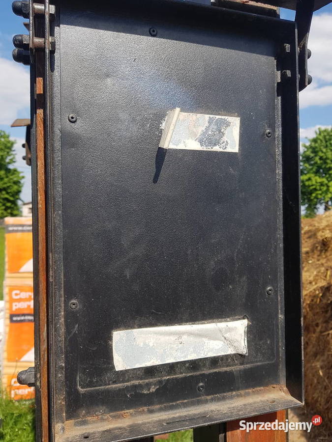 lampa ogrodowa stalowa ciężka 260 wysoka Głogowa sprzedam