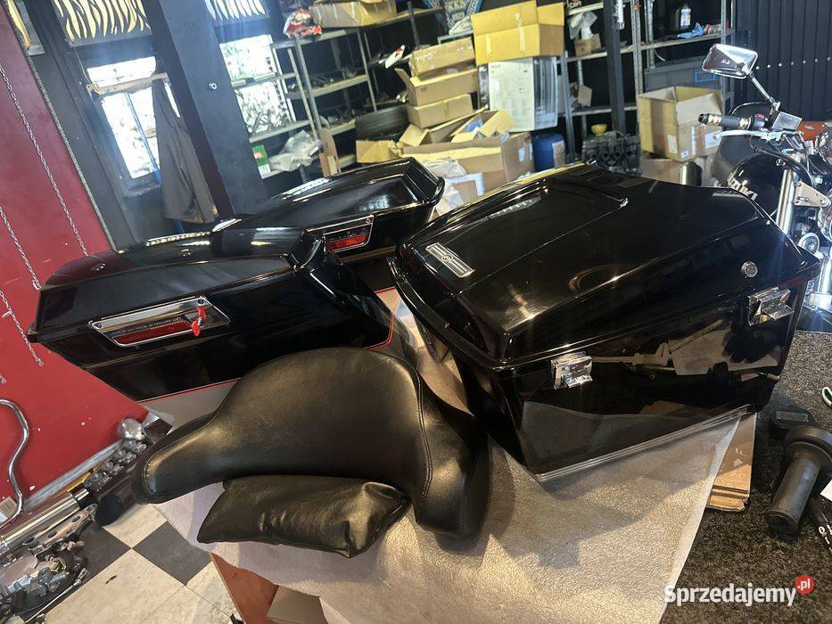 Harley HD FLHS Kufer centralny oparcie KUFRY Poznań sprzedam