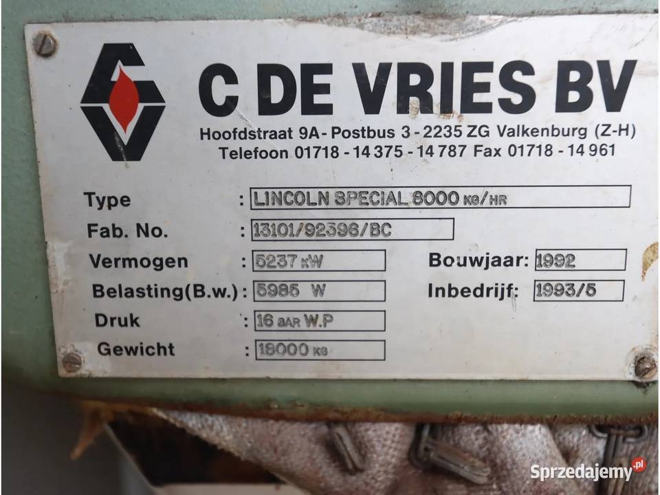 FKI Babcock Robey Lincoln Kocioł parowy 2 Krotoszyn