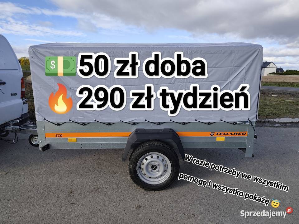 Wypożyczenie przyczepki kat B Grobniki auto wynajem