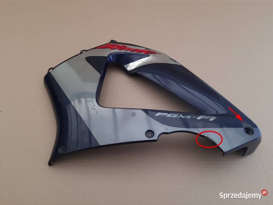 HONDA CBR 900RR OWIEWKA LEWA BOCZEK OSŁONA Siedzenia Trzciel