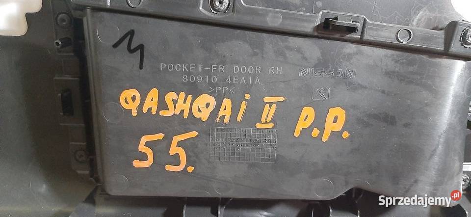 Boczek tapicerka drzwi Nissan Qashqai II Prawy Drzwi świętokrzyskie Włoszczowa